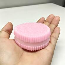 1pc Cookie Shaped Soft Squeeze Stress Relief Toy, Slow Rebound Sensory Toy, Cute Desktop Decoration, Party Favor Gift, Suitable For Children - Multicolor - View 11
