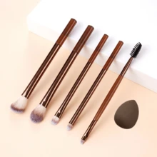 Bộ cọ trang điểm phù hợp sử dụng trang điểm hàng ngày - Cà phê nâu - Xem 9