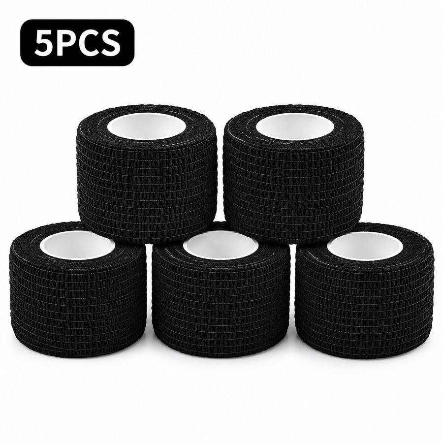 10pcs Self Adhesive Elastic Bandage Wrap, Stretch Cohesive Tape, Non-Slip Sports Wrap For Wrist, Ankle, Finger & Daily Use - Multicolor - View 1