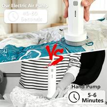 2-In-1 Vacuum Pump & Inflator, Vacuum Suction And Inflation Functions, Portable Design, Suitable For Pool Floats, Air Mattresses, Mattresses, Swim Rings, Air Cushions And Inflatable Toys, Also For Vacuum Storage Bags And Clothing Organization, Ideal For Home And Outdoor Camping - Multicolor - View 4