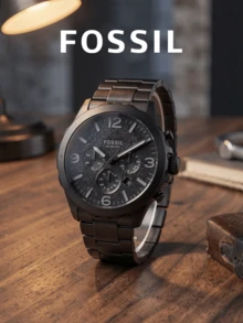 Fossil Analog Chronograph Quartz Wrist Watch, Casual Business Daily Dress Watch For Men, Multiple Model Options - WATCH - View 12