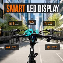 Electric Scooter, 450W 36V 15AH, 9-Inch Pneumatic Tires, Top Speed 24 Mph, 3 Riding Modes, Max Range 30 Miles, 7-8 Hour Charge Time, Dual Suspension System - ETEKHOP - View 8