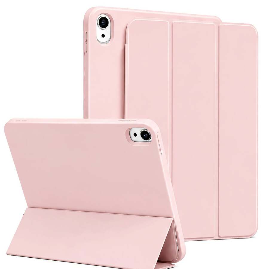 Protective Case Compatible With IPad 11th Gen, A16 Model, Tri-Fold Stand, Smart Sleep/Wake, Air Cushion Shockproof, Fashion PU Leather, Compatible With IPad 10th Gen, Galaxy Tab S10 Lite, Galaxy Tab, Idea Tab 11 2025