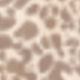 Vintage Brown Leopard Print Vertical Stripes