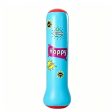 Adult Thickened Inflatable Boxing Punching Bag Tumbler Sandbag, Home Stress Relief Fitness Training Punching Bag With Air Pump - Multicolor - View 17