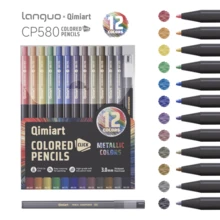 Langguo New Colorful Pencils Plastic Barrel Easy To Write No Mess 12pcs/Set 8sets 96 Colors Soft Core Suitable For Learning Classroom Painting Gift Suitable For Back To School And Various Sketching Works - Sets - View 22