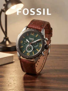 Fossil Analog Chronograph Quartz Wrist Watch, Casual Business Daily Dress Watch For Men, Multiple Model Options - WATCH - View 11