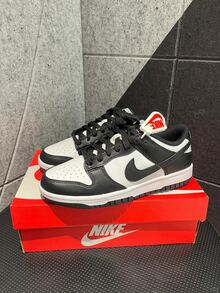 Nike Dunk Low Sneakers – Black And White Casual Shoes For Everyday Wear - Black - View 6