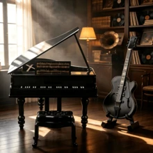 1:12 Mini Black Grand Piano Miniature Model With Matching Piano Stool, Realistic Musical Instrument Details, Suitable For Dollhouse Miniature Furniture Scenes, Can Be Used As Desktop Decor, Home Decoration And Figurine Scene Accessory - Multicolor - View 14