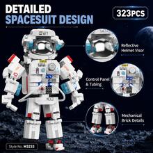 323PCS Astronaut Building Block Model, Space Explorer Brick Figure With Movable Joints, Space-Themed Adult Collectible Construction Set, Desktop Display Decor - Space Building Blocks - View 4