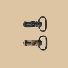 1pc/2pcs Tactical Sling Attachment Rings, RSA Style Aluminum Alloy Single/Double Point Sling, Mission Strap, Sling Swivel QD Buckle, Black And Sand Color - Multicolor - View 11