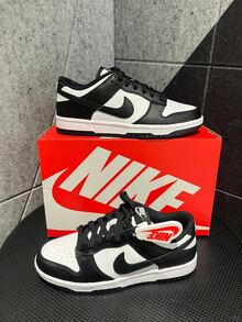 Nike Dunk Low Sneakers – Black And White Casual Shoes For Everyday Wear - Black - View 7