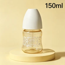 1pc/2pcs 150ml Baby Milk Bottle, 5cm Mouth Diameter, PPSU Body, Heat Resistant Up To 180°C, Soft And Comfortable Nipple, Suitable For 0-6 Months Infants Daily Use - Multicolor - View 15