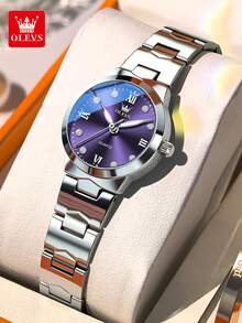 OLEVS 3735 Elegance Original Quartz Movement Watch For Women Diamond Dial Brand HD Luminous Function 30m Waterproof Watch - One Size - View 16