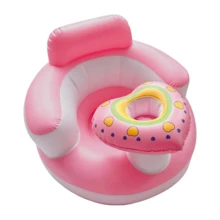 Inflatable Baby Seat With Bowl Tray, Portable Floor Chair, Learning To Sit Up, 3-36 Months, Travel Booster Seat Gift - Multicolor - View 7