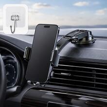 1pc Universal Dashboard Phone Holder, 360° Adjustable Rotating Car Phone Mount, Strong Suction Cup Windshield Mount, Foldable Arm Design, Stable Hands-Free Navigation Holder For Vehicle Interior - Multicolor - View 6