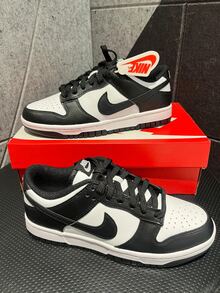 Nike Dunk Low Sneakers – Black And White Casual Shoes For Everyday Wear - Black - View 5