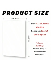 1pc School Graduation Card, Teacher's Day Thank You Card, Back To School Season Blessing Card, Comes With A Matching Envelope, Suitable For Students To Give To Teachers As A Thank You Gift, Or For Classmates To Exchange As Gifts . - Multiple Styles - View 4