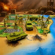 Military Series Model Special Forces Navy Includes 12 Soldiers, Tank, Airplane, Armored Vehicle, Children Boys Military Series Toy Model Set, Christmas Gift, Thanksgiving - Green - View 8
