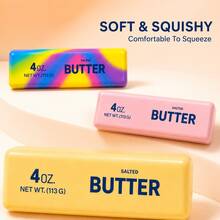 Butter Stick Slow Rebound Squeeze Toy, Soft Compressible Halloween Pattern Stress Relief Toy, Office Desk Decompression Small Toy, Birthday Holiday Party Gift - Multicolor - View 9