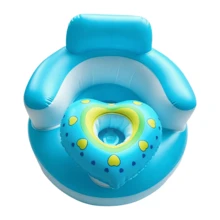 Inflatable Baby Seat With Bowl Tray, Portable Floor Chair, Learning To Sit Up, 3-36 Months, Travel Booster Seat Gift - Multicolor - View 8