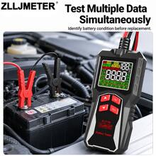 1pc 12V 24V Lead-Acid Battery Tester 8-30V 3-200Ah Digital Car Battery Analyzer With CCA, Internal Resistance, Voltage, Capacity And Battery Health Test, Suitable For Cars, Motorcycles, Electric Bicycles And Engineering Vehicles - Multicolor - View 3