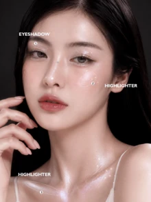 Eunarz 全息閃粉液體眼影，附超細刷頭，打造閃耀眼妝 - #LG01 PEARL BEIGE - 查看 7