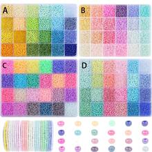 Versatile Casual Seed Bead Jewelry Handmade Set, DIY Necklace Ring Earrings Creative Design, Handmade Jewelry Design Gift - Multicolor - View 11