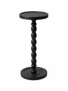 1pc Round Wooden Edge Table, Coffee Table, Sofa Edge Table, Wooden Edge Table, Small Space Saving Snack Table, Suitable For Living Room, Bedroom, Bedside Table Or Office Decoration, Home Decoration. - Multicolor - View 8