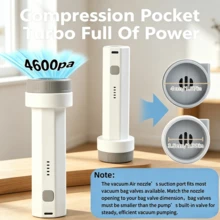 2-In-1 Vacuum Pump & Inflator, Vacuum Suction And Inflation Functions, Portable Design, Suitable For Pool Floats, Air Mattresses, Mattresses, Swim Rings, Air Cushions And Inflatable Toys, Also For Vacuum Storage Bags And Clothing Organization, Ideal For Home And Outdoor Camping - Multicolor - View 6