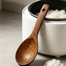 Cuchara para arroz de 22 * 7 cm, especialmente para arrocera, utensilio de cocina para uso doméstico, para porcionar y servir arroz, cuchara para arroz adecuada para arrocera - Ver 6
