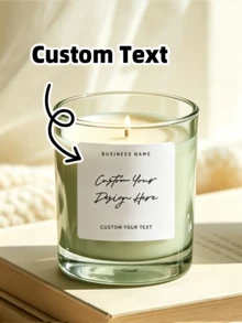 1/12/24pcs Customizable DIY Handmade Aromatherapy Candle Stickers, Suitable For Self-Made Aromatherapy Labels, Fragrance Gift Boxes, Handmade Product Decoration, Perfect For Craft Enthusiasts, Friends, Customers, Gift Recipients. Ideal For Weddings, Parties, Birthdays, Halloween, Christmas - Multicolor 2 - View 3