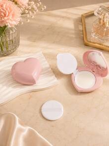 15 Grams / 0.5 Ounces Air Cushion Powder Puff Box, Portable Cosmetic Makeup Box Container, With Powder Puff, Mirror Surface And Straight Foundation Brush, Suitable For BB Cream And Foundation Liquid - View 4