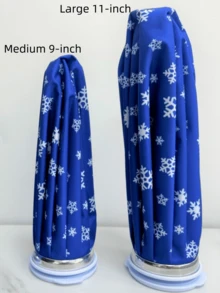 Túi chườm đá vải tái sử dụng 9 inch và 11 inch, có thể nạp lại bằng nước, phù hợp làm mát mùa hè và sử dụng hàng ngày, chất liệu chống rò rỉ, thiết kế miệng rộng dễ đổ đầy, đa năng - A - Xem 11