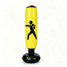 Adult Thickened Inflatable Boxing Punching Bag Tumbler Sandbag, Home Stress Relief Fitness Training Punching Bag With Air Pump - Multicolor - View 15