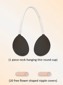 1pc Women's Invisible Self-Adhesive Spaghetti Strap Bra - Adjustable Straps, Solid Color Design, Perfect Match For Dresses And Tank Tops, Invisible Self-Adhesive Bra Cups, Soft And Low-Key Appearance, Suitable For Off-Shoulder Tops, Formal Attire, Evening Looks And Vacation Outfits - Multi-color - View 17