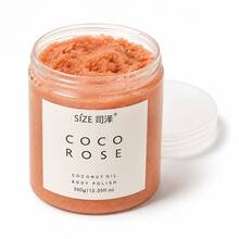 Coconut Oil Body Scrub With Coco Rose, Exfoliating & Moisturizing Body Polish, Softens Rough Dry Skin, Dead Skin Remover For Elbows Knees, 350g - Rose - View 12