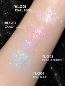 Eunarz 全息閃粉液體眼影，附超細刷頭，打造閃耀眼妝 - #LG03 DREAM PURPLE - 查看 8