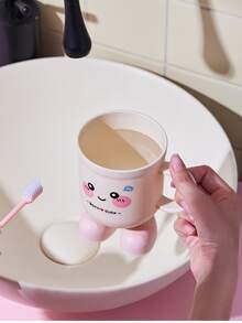 1pc Household Toothbrush Cup, Student Dormitory Mouthwash Cup, Couple Toothbrush Holder - Multiple Styles and Colors - View 10