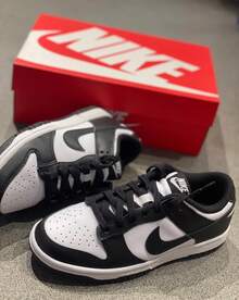 Nike Dunk Low Sneakers – Black And White Casual Shoes For Everyday Wear - Black - View 3