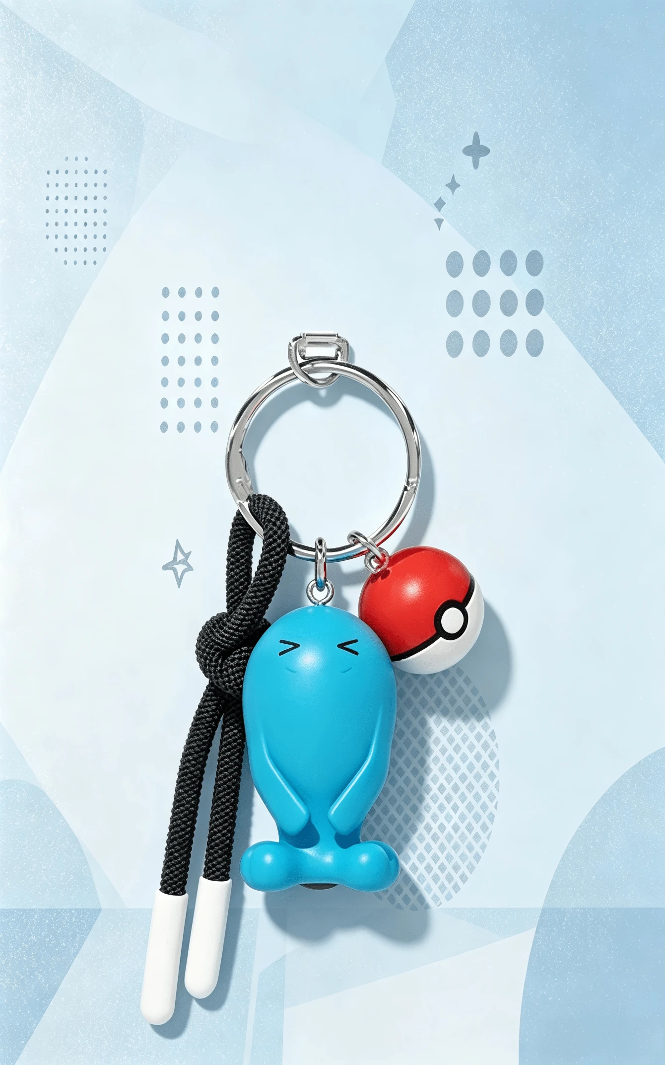 MINISO Pokémon 皮卡丘吊飾，附寶可球吊墜與黑色肩帶，適用於手提包、後背包、托特包，生日與聖誕禮物 - 1 - 查看 1