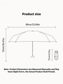 UPF50+ UV Protection, Lightweight Portable Travel Umbrella, Mini Windproof Waterproof Folding Sun Umbrella, UV Protection, Colorful Coating Fabric, Fashion Floral Design, For Women - A - View 2
