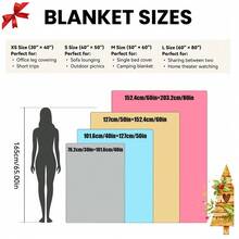[Cozy Cow Print Blanket] Soft & Skin-Friendly Flannel Cow Print Blanket ...