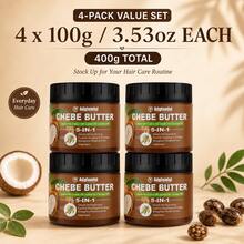 Adglamful 4 Packs Chebe Hair Butter For Dry Frizzy Textured Hair - 4-pack - View 5