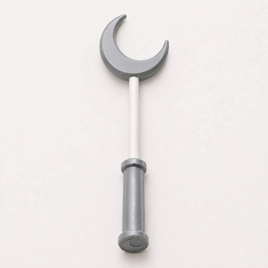 Varinha Mágica Encantada 42cm para Fantasia, Brincadeira e Decoração LUA - Cinza Claro - Visão 1
