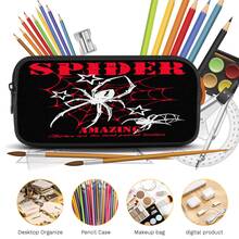Spider 2D Print 3 Pieces Backpack Set, Large Capacity Backpack, Crossbody Bag, Pencil Case, Adjustable Wide Breathable Shoulder Straps, Side Mesh Pockets For Water Bottle Storage, Personalized Daily Commute Travel Casual Storage Bag - Printed Bag - View 3