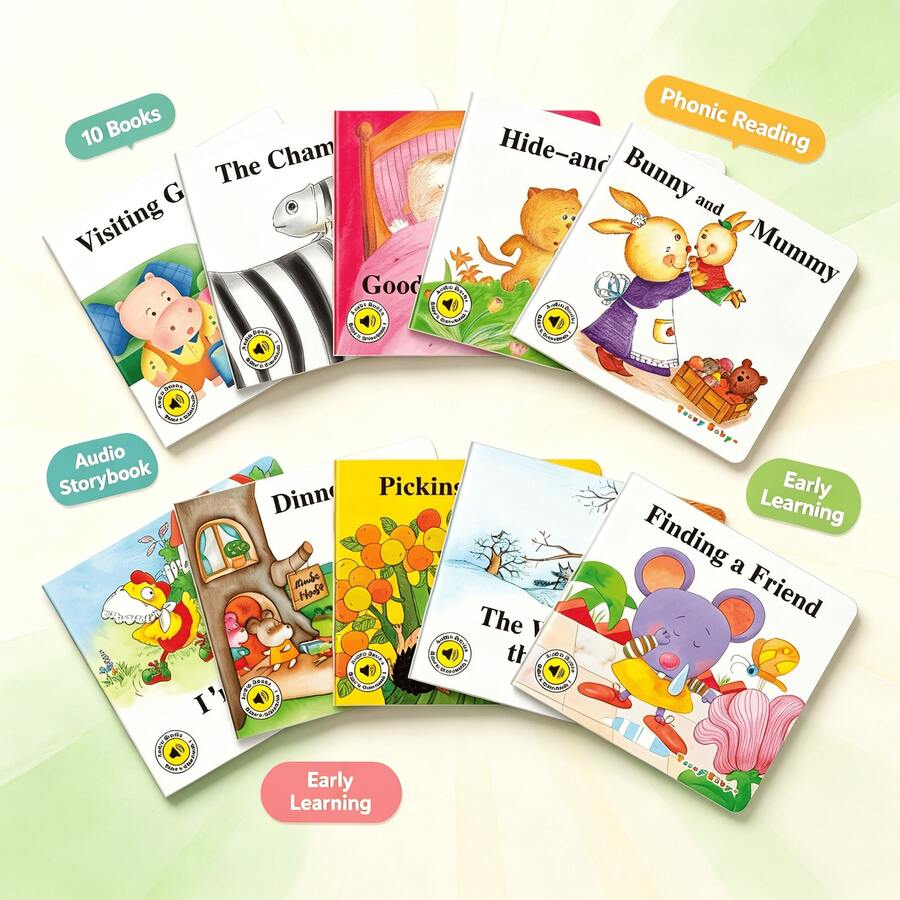10 Buku Bergambar Bahasa Inggris, Cerita Kartun Hewan, Cocok untuk Dibaca Balita dan Sebagai Hadiah, Desain Kalimat Pendek untuk Anak-Anak