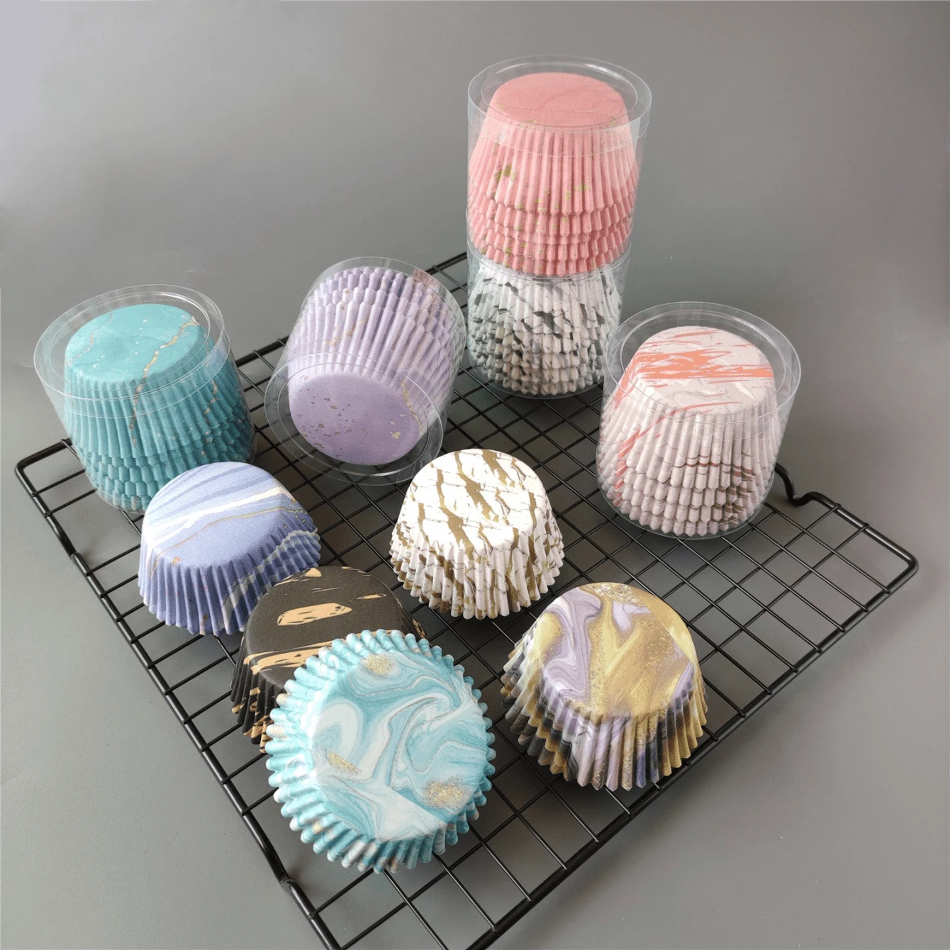 Cake Paper Cup Liners, Greaseproof Cake Paper Trays, Baking Paper Trays, Cake Liners - View 1