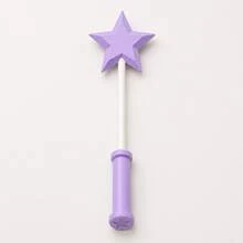 Varinha Mágica Encantada 42cm para Fantasia, Brincadeira e Decoração ESTRELA - Lavanda - Visão 1