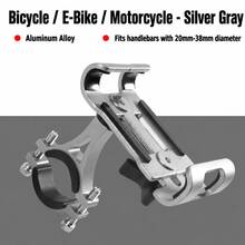 1pc Aluminum Alloy Phone Holder, Rotatable Handlebar Phone Mount For Cycling Navigation, Cycling Gear - Multicolor - View 14